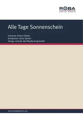 Hardt |  Alle Tage Sonnenschein | eBook | Sack Fachmedien