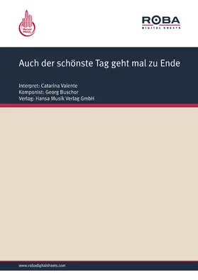 Bruhn / Buschor |  Auch der schönste Tag geht mal zu Ende | eBook | Sack Fachmedien