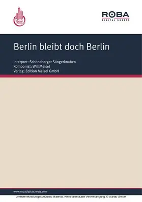 Meisel / Balz |  Berlin bleibt doch Berlin | eBook | Sack Fachmedien