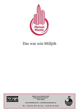 Kollo / Pflanzer |  Das war sein Milljöh | eBook | Sack Fachmedien