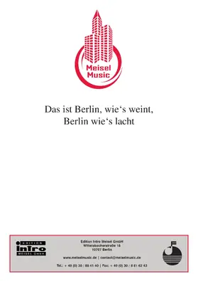 Kollo | Das ist Berlin wie's weint, Berlin wie's lacht | E-Book | www.sack.de