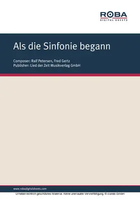 Gertz | Als die Sinfonie begann | E-Book | www.sack.de