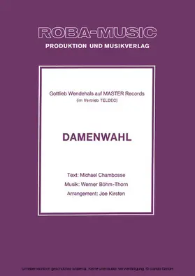Böhm-Thorn / Kirsten / Chambosse |  Damenwahl | eBook | Sack Fachmedien