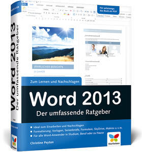Peyton | Peyton, C: Word 2013 | Buch | 978-3-8421-0120-3 | sack.de