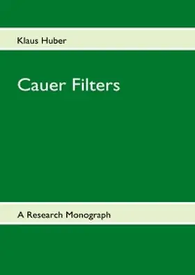 Huber |  Cauer Filters | Buch |  Sack Fachmedien