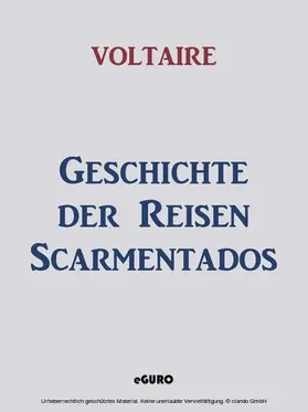 Verlag |  Geschichte der Reisen Scarmentados | eBook | Sack Fachmedien