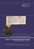 Kemper / Vogeler |  Digitale Urkundenpräsentationen | Buch |  Sack Fachmedien
