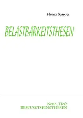 Sander |  BELASTBARKEITSTHESEN | Buch |  Sack Fachmedien