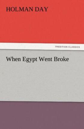 Day |  When Egypt Went Broke | Buch |  Sack Fachmedien