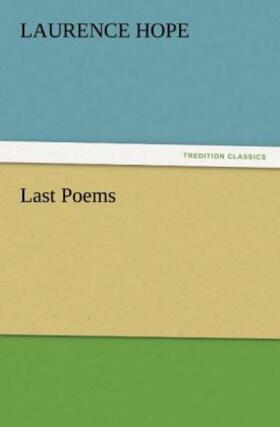 Hope |  Last Poems | Buch |  Sack Fachmedien
