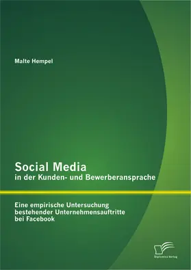 Hempel |  Social Media in der Kunden- und Bewerberansprache | eBook | Sack Fachmedien