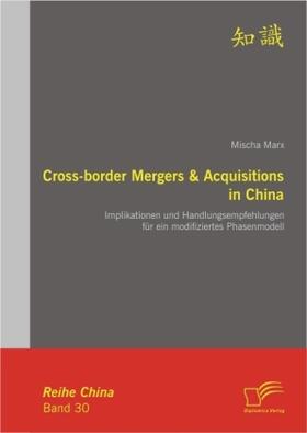 Marx | Cross-border Mergers & Acquisitions in China | Buch | 978-3-8428-6082-7 | www.sack.de