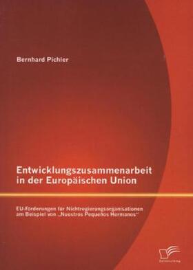 Pichler |  Entwicklungszusammenarbeit in der Europäischen Union: EU-Förderungen für Nichtregierungsorganisationen am Beispiel von "Nuestros Pequeños Hermanos" | Buch |  Sack Fachmedien