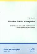 Severini |  Business Process Management: Die Bedeutung einer End-to-End Prozesssicht für die ökologische Nachhaltigkeit | Buch |  Sack Fachmedien