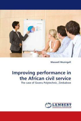 Musingafi |  Improving performance in the African civil service | Buch |  Sack Fachmedien