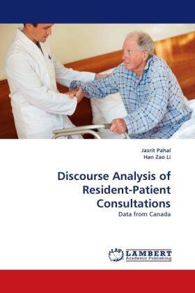 Pahal / Zao Li |  Discourse Analysis of Resident-Patient Consultations | Buch |  Sack Fachmedien