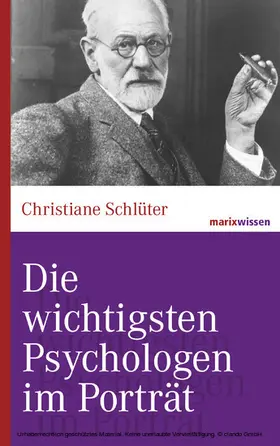 Schlüter |  Die wichtigsten Psychologen im Porträt | eBook | Sack Fachmedien