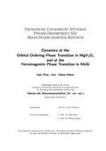 Weber |  Dynamics at the Orbital Ordering Phase Transition in MgV2O4 and at the Ferromagnetic Phase Transition in MnSi | Buch |  Sack Fachmedien