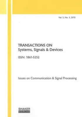 Derbel |  Transactions on Systems, Signals and Devices Vol. 5, No. 3 | Buch |  Sack Fachmedien