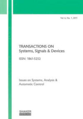 Derbel | Transactions on Systems, Signals and Devices Vol. 6, No. 1 | Buch | 978-3-8440-0483-0 | sack.de