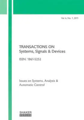 Derbel | Transactions on Systems, Signals and Devices Vol. 6, No. 1 | Buch | 978-3-8440-0483-0 | sack.de