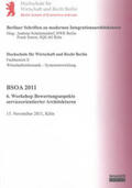 Schmietendorf / Simon |  BSOA 2011 | Buch |  Sack Fachmedien