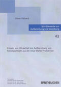 Pikhard |  Einsatz von Ultraschall zur Aufbereitung von Feinstpartikeln aus der Solar Wafer Produktion | Buch |  Sack Fachmedien