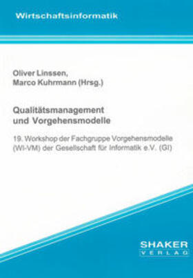 Linssen / Kuhrmann |  Qualitätsmanagement und Vorgehensmodelle | Buch |  Sack Fachmedien