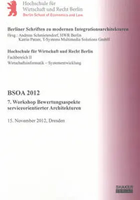 Schmietendorf / Patzer |  BSOA 2012 | Buch |  Sack Fachmedien