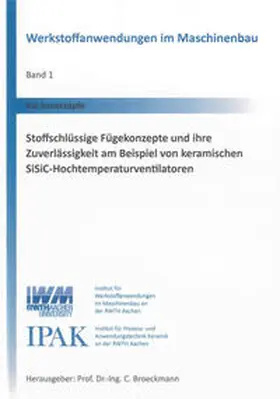 Sauerzapfe |  Stoffschlüssige Fügekonzepte und ihre Zuverlässigkeit am Beispiel von keramischen SiSiC-Hochtemperaturventilatoren | Buch |  Sack Fachmedien