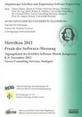 Büren / Dumke / Ebert |  MetriKon 2012 - Praxis der Software-Messung | Buch |  Sack Fachmedien