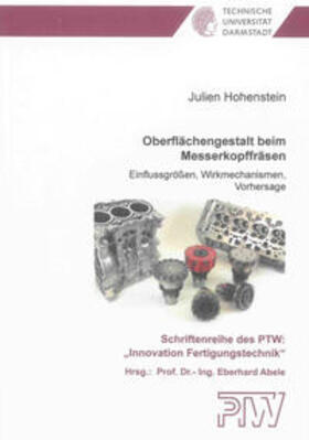 Hohenstein |  Oberflächengestalt beim Messerkopffräsen | Buch |  Sack Fachmedien