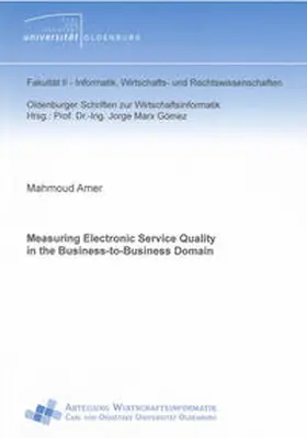 Amer |  Measuring Electronic Service Quality in the Business-to-Business Domain | Buch |  Sack Fachmedien