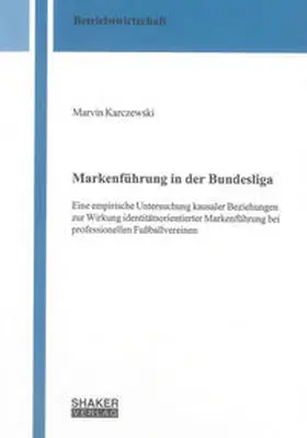 Karczewski |  Markenführung in der Bundesliga | Buch |  Sack Fachmedien