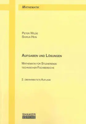 Wilde / Hein |  Aufgaben und Lösungen | Buch |  Sack Fachmedien