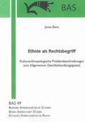 Bens |  Ethnie als Rechtsbegriff | Buch |  Sack Fachmedien