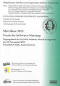 Büren / Dumke / Ebert |  MetriKon 2013 - Praxis der Software-Messung | Buch |  Sack Fachmedien
