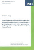 Ludwig |  Plastische Querschnittstragfähigkeit von doppeltsymmetrischen I-Querschnitten – Tragfähigkeitsbedingungen, Genauigkeit, Nebeneffekte | Buch |  Sack Fachmedien