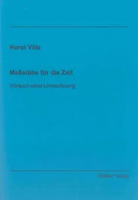 Völz |  Maßstäbe für die Zeit | Buch |  Sack Fachmedien