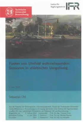 Ohl |  Fusion von Umfeld wahrnehmenden Sensoren in städtischer Umgebung | Buch |  Sack Fachmedien