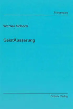 Schock |  GeistÄusserung | Buch |  Sack Fachmedien
