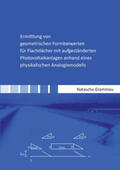 Grammou |  Ermittlung von geometrischen Formbeiwerten für Flachdächer mit aufgeständerten Photovoltaikanlagen anhand eines physikalischen Analogiemodells | Buch |  Sack Fachmedien
