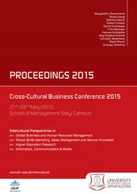 Überwimmer / Gangl / Gaisch |  Cross-Cultural Business Conference 2015 | Buch |  Sack Fachmedien