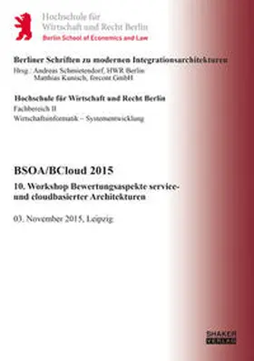 Schmietendorf / Kunisch |  BSOA/BCloud 2015 | Buch |  Sack Fachmedien
