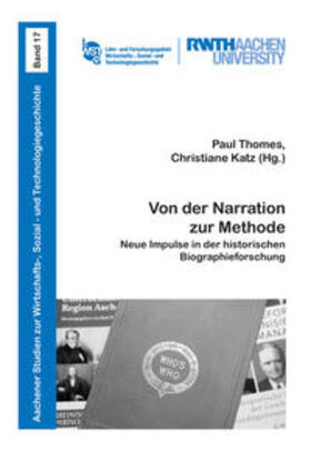 Thomes / Katz | Von der Narration zur Methode | Buch | 978-3-8440-4884-1 | sack.de
