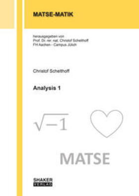 Schelthoff | Analysis 1 | Buch | 978-3-8440-5326-5 | sack.de