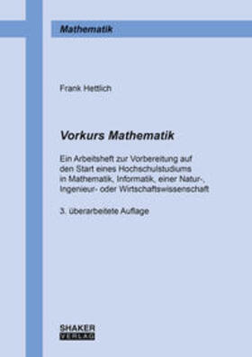 Hettlich |  Vorkurs Mathematik | Buch |  Sack Fachmedien