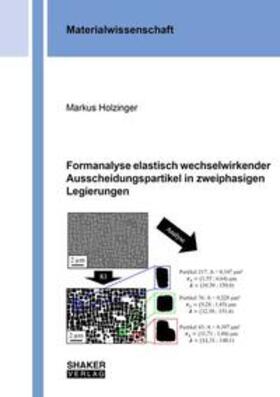 Holzinger |  Formanalyse elastisch wechselwirkender Ausscheidungspartikel in zweiphasigen Legierungen | Buch |  Sack Fachmedien
