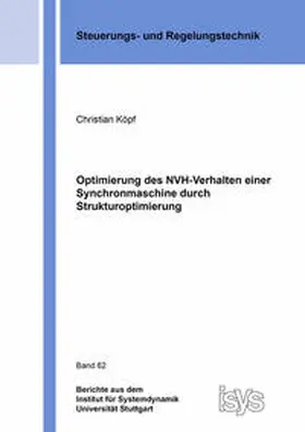 Köpf |  Optimierung des NVH-Verhalten einer Synchronmaschine durch Strukturoptimierung | Buch |  Sack Fachmedien