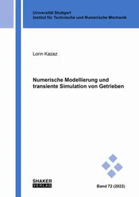 Kazaz |  Numerische Modellierung und transiente Simulation von Getrieben | Buch |  Sack Fachmedien